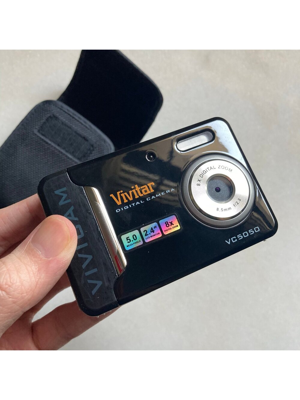 Vivitar Vivicam VC5050 Black Digital Toy Camera Y2K Compact Point Shoot Tested